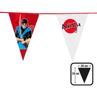 Ninja vimpelguirlande, 6 m