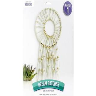 Leisure Arts MacRame Kit DreamCatcher MacRame Kits för vuxna nybörjare Macrame Wall Hanger Kit Macame Nybörjare Kit MacRame Kit Diy MacRame Kit M