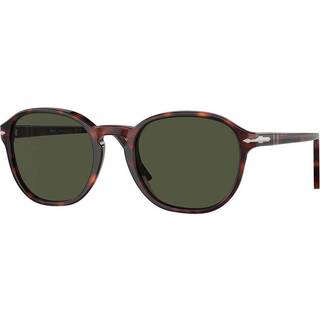 Persol Unisex PO3343S 24/31 Solbriller Acetat Skildpadde Grøn Pillow Normal