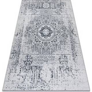 ANDRE 1072 tæppe skal vaskes Roset, årgang skridsikker - hvid / sort 120x170 cm