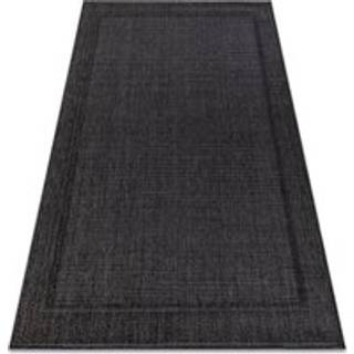 Sisaltæppe TIMO 5979 SISAL udendørs ramme sort 140x190 cm