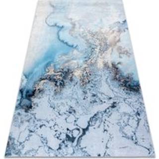 ANDRE 2248 tæppe skal vaskes Marmor skridsikker - blå 120x170 cm