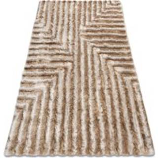 Tæppe moderne FLIM 010-B1 lurvet, Labyrint - Strukturelle beige 160x220 cm