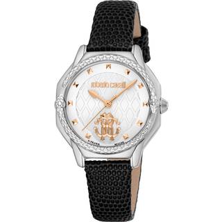 Roberto Cavalli by Franck Muller RV1G217L0011 Classic Sølvfarvet/Læder Ø42 mm