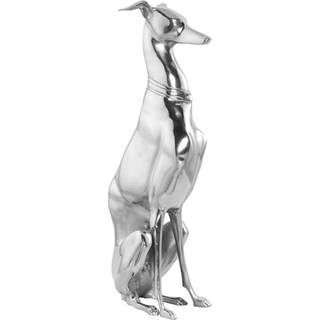 Elegant, stor hund i aluminium - 69 cm høj