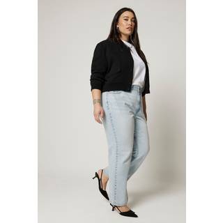 River Island River Island Blue Curve Straight Fit 100% Cotton High Rise Relaxed Jeans