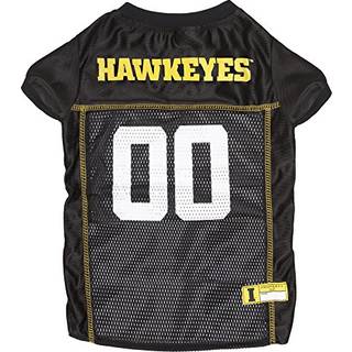 NCAA College University of Iowa Mesh Jersey for Dogs Cats X-Small Licensed Big Dog Jersey med ditt favoritfotbollsballhögskolelag