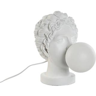 Bordlampe Home ESPRIT Hvid Harpiks Plastik 220 V 20 x 36 x 31 cm