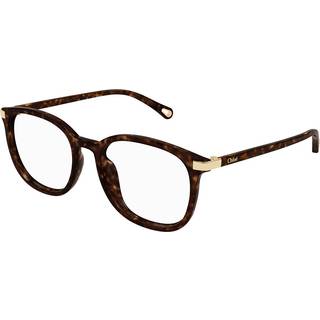 Chloé Kvinde CH0247OA 002 Optiske stel Acetat Havana Transparent Cat Eye