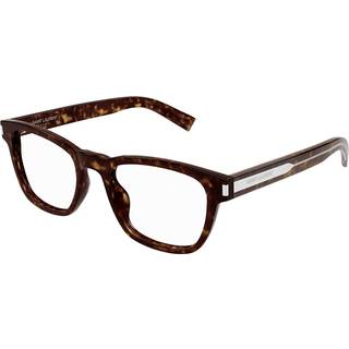SAINT LAURENT Unisex SL 664 002 Optiske stel Acetat Havana Transparent Firkantet