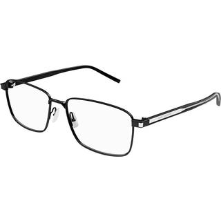 SAINT LAURENT Unisex SL 666 001 Optiske stel Metal Sort Transparent Firkantet