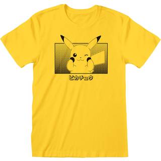 Pokemon T-Shirt Pikachu Katakana Size M