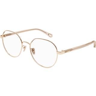 Chloé Kvinde CH0246OA 002 Optiske stel Metal Guld Transparent Rund