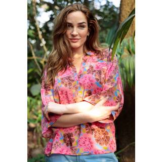 Black Colour - Bcluna Flared Sleeve Blouse - Blossom Candy