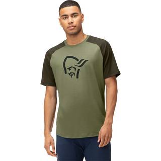 Norrøna Men's Femund pureUll T-Shirt Loden Green, XXL