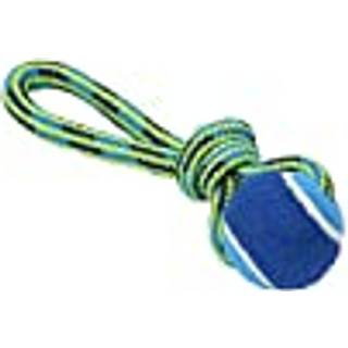BUSTER Colour Rope Tuggaball (Blå/Lime) Small