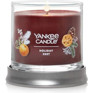Yankee Candle Holiday Zest Duftende signatur 4,3 oz Lille tumbler Enkelt Wick Candle Over 20 timers forbr?ndingstid Jul | Holiday Candle