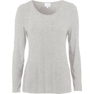 Damella Bamboo Long Sleeve Top - Grey - X-Large