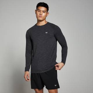 MP Performance Long Sleeve Top til mænd – Black Marl - L - Sort
