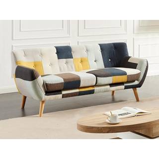 3-personers sofa i patchwork stof SERTI II