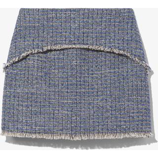 Proenza Schouler White Label tweed miniskirt - blue - XXS