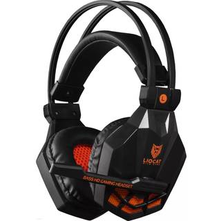 Liocat 585C Gaming Hovedtelefoner Over-Ear - Sort/Orange