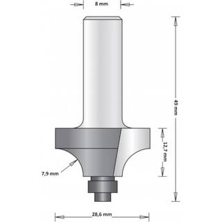 Hikoki 8 Mm Rounding Over Bit With Ba - 66754105