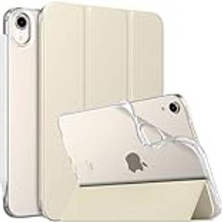 Moko Case Fit New iPad Mini 6 2021 (6. generation 8,3 tommer) Bl?d TPU -gennemsigtig frostet bagcover Slim Smart Shell Stand Folio Case til iPad