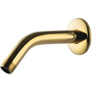 Kingston Brass K206M2 Brusercape 6-tommer brusearm med flange 5-1/2 """" (L) 1/2-14 NPT X 1/2-14 NPSM Poleret messing
