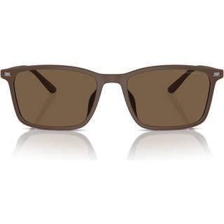 Emporio Armani Mand EA4223U 610573 Solbriller Injiceret Brun Brun Firkantet Normal