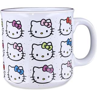 Sølv buffalo hello kitty all-over print 20oz keramisk autocamper krus