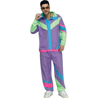 HIP 80S PRANKSUIT Voksen kostume ?n st?rrelse