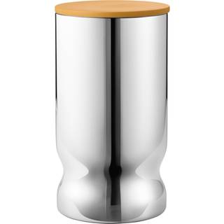 Georg Jensen - Alfredo beholder Medium 1,0 L rustfrit stål gult låg - Madkasser og opbevaringsbokse - Alfredo Häberli - Sølv,Gul - Metal