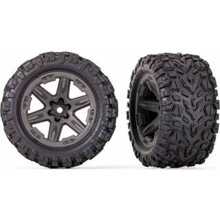 Traxxas - TRX6763 - Talon EXT Dæk limet på 2.8" RXT sorte fælge (2) (TSM)
