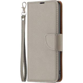 EIDERWOOD Xiaomi Redmi Note 13 Pro (4G) Litchi Læder Flip Cover m. Pung & Strop - Grå