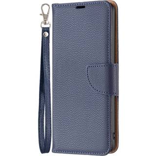 EIDERWOOD Xiaomi Redmi Note 13 Pro (4G) Litchi Læder Flip Cover m. Pung & Strop - Blå