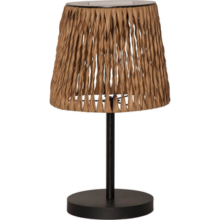 LED-bordlampe Cesta 48 cm brun/sort plast/metal
