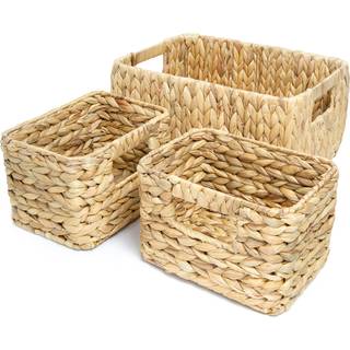 Homestead Vand Hyacintopbevaringskurve Rektangul?re kurvekurve til sovev?relse Stue Badev?relseshylder - S?t p? 3