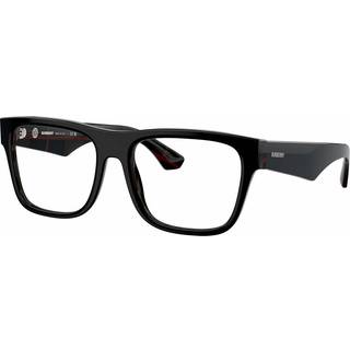 Burberry Mand BE2411 4121 Optiske stel Acetat Sort Transparent Firkantet Normal