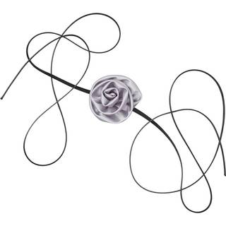 Becksöndergaard Luster bindebånd m/ blomst (SILVER (0011))