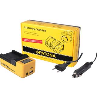 USB oplader til Nikon ENEL23 EN-EL23 med LCD