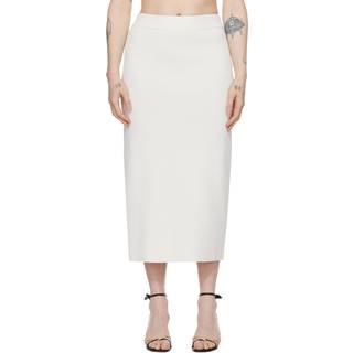 The Frankie Shop Solange knitted pencil skirt - white - M