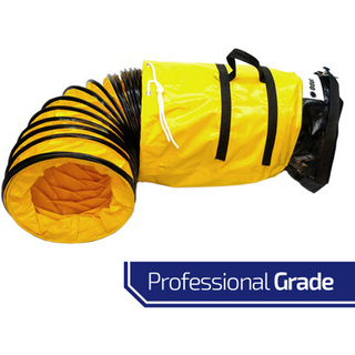 OdorStop fleksibel kanal i forskellige st?rrelser og l?ngder med forbindelsesb?lte 6-in gange 25-ft