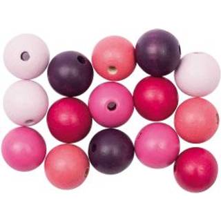 Holzkugeln speichelecht 12mm 15 Stück - Candy