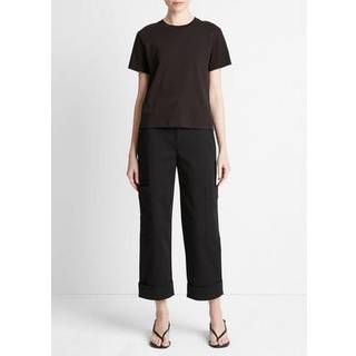 Vince T-Shirt Pima Cotton Crew Neck L - Black - L