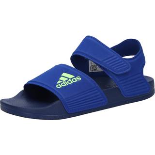 Adilette sandaler - Royal Blue / Green Spark / Dark Blue - 33