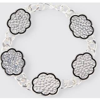 Mens Silver Cloud Bracelet