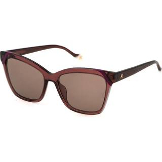 Yalea SYA144 MARIE 0AFD 55 Solbriller Kvinder Brun - Transparent Raspberry - 55mm