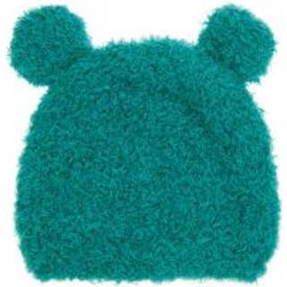 Strickset Mütze Bär türkis - Türkis