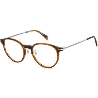 DAVID BECKHAM Mand DB 1149/G 6C5 Optiske stel Acetat Brunt horn Rund